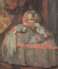 Copie de l’infante Marguerite d’après Velasquez
