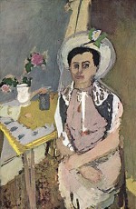 Noémie au chapeau blanc