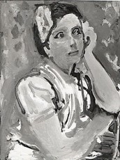 Jeune femme au corsage rose