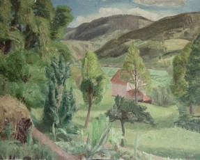 Maisons rouges dans le Jura