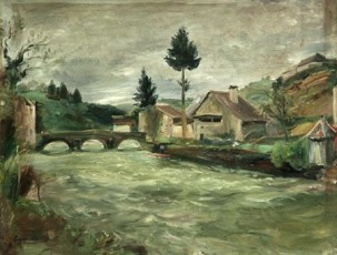 Le petit pont à Vaufrey, Franche-Comté