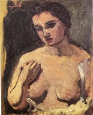 Portrait de jeune femme nue