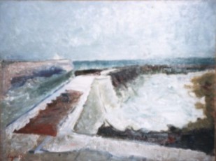 Jetée du port de Granville