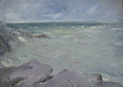 Mer grise à Saint Valéry