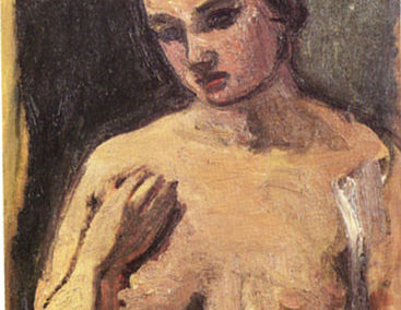 Portrait de jeune femme nue