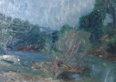 Paysage avec rivière