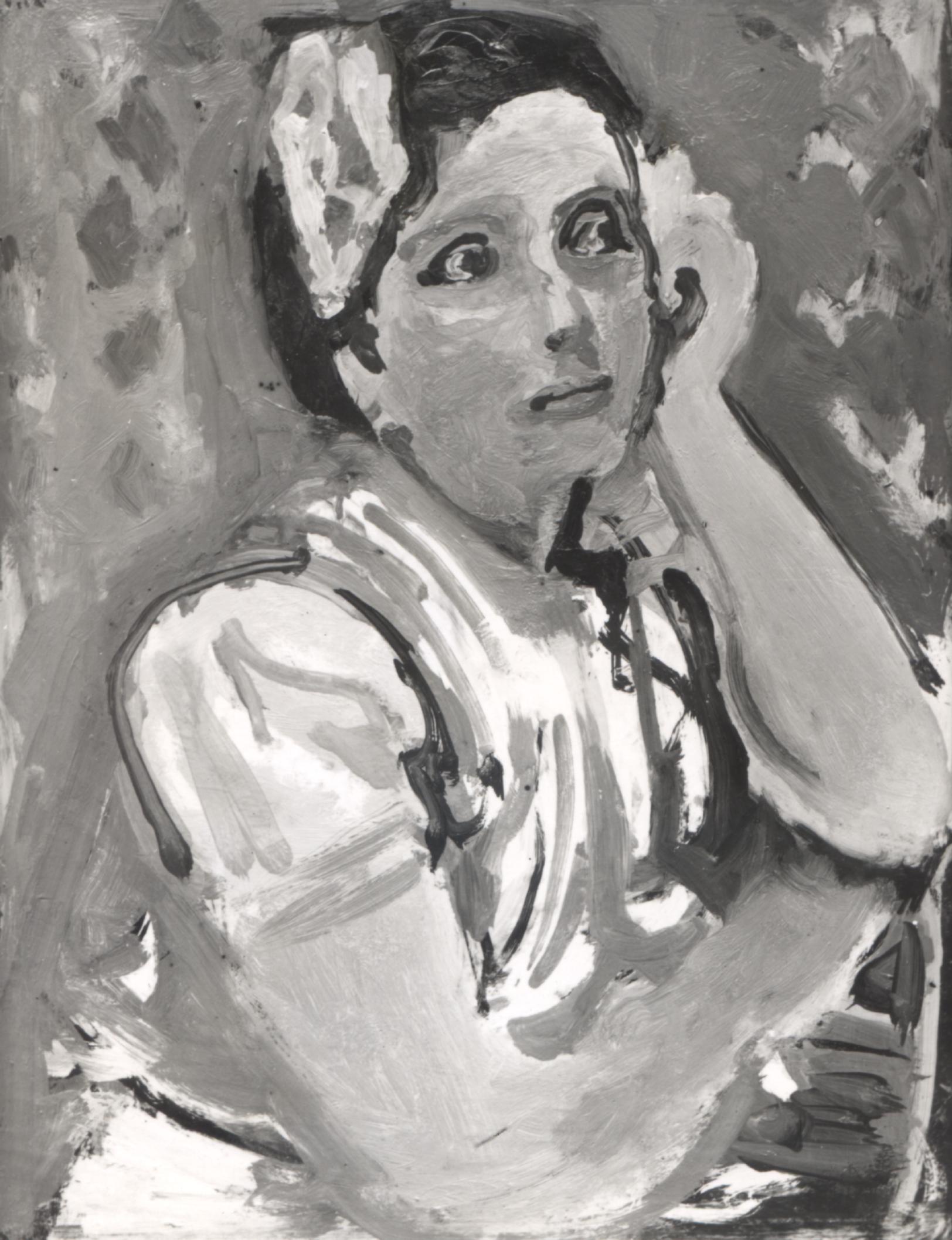 Jeune femme au corsage rose Les amis de Raymond Legueult