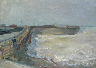 La digue de Saint-Valéry